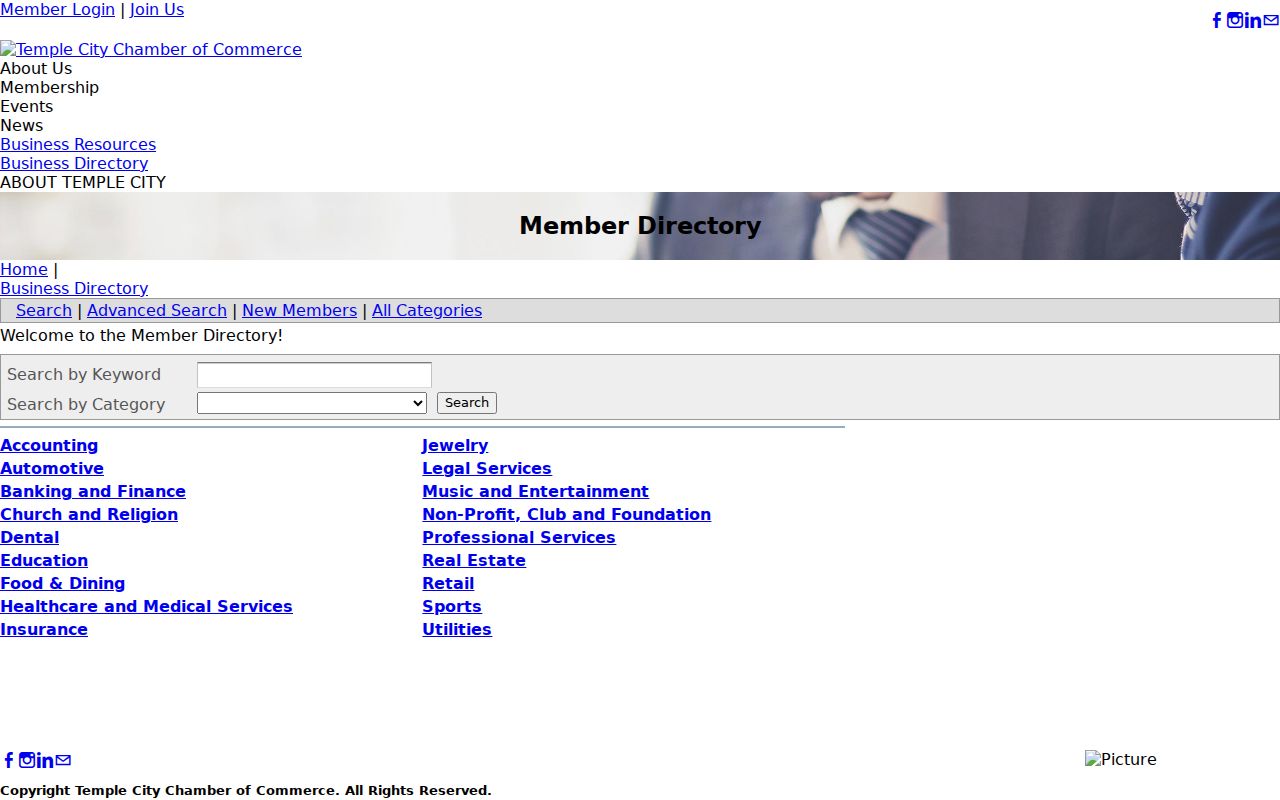 Temple City neighbors Chamber business directory